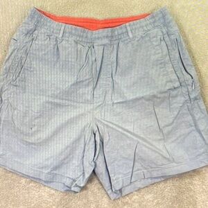 Birddogs Light Gray Athletic Shorts with Coral Lining